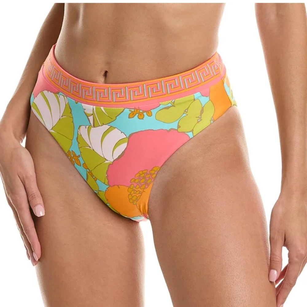 NWT Trina Turk Playa De Flor bikini suit bottom hi-waist can be warm up or down